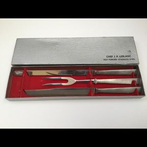 3 Piece Carving Knife Set Stainless Steal